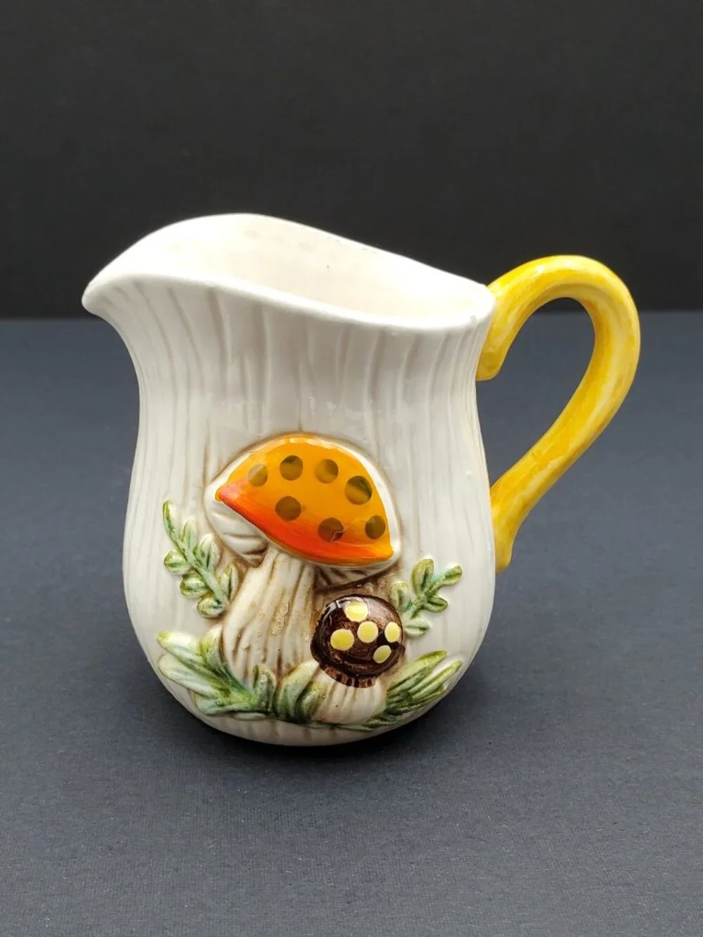 Sears Merry Mushroom Creamer Sears Roebuck and Co Mini Mushroom Creamer